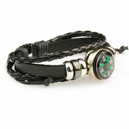 Adjustable Bracelet | Trendy Jewellery | Compass | For wildness Survival | Bangle Charm