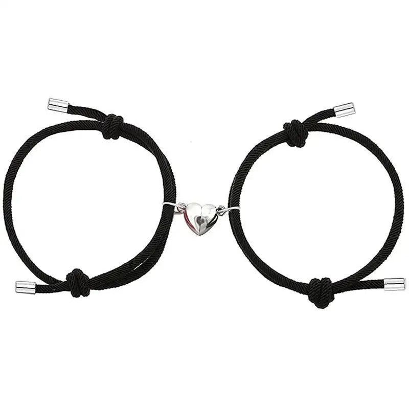 Couple Magnetic Bracelets | 2 Pieces/Set | Love | Boy Friend | Girl Friend | Valentine's Gift