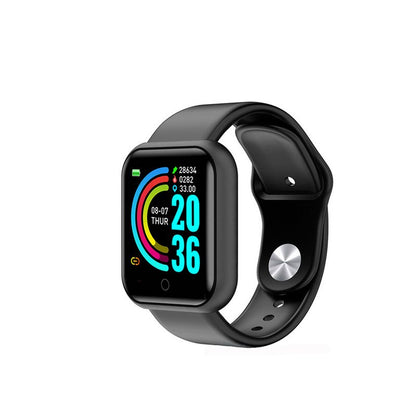 Smart Watch Waterproof | iOS & Android | Blood Pressure, Heart Rate, Fitness Tracker D20