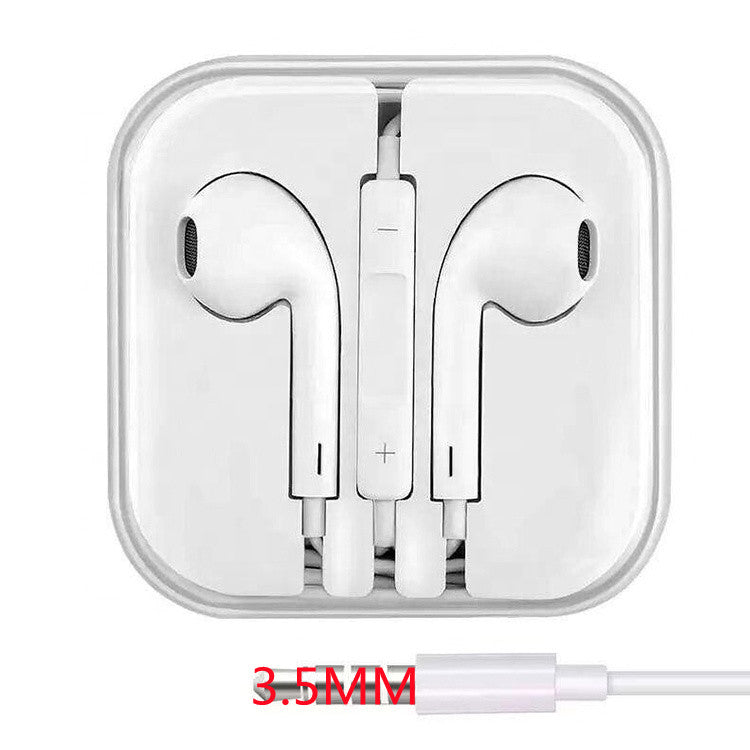 3.5mm earphone wired in-ear for iPhone with mic for iPhone 6, Samsung-universal socket