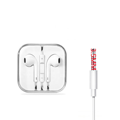 3.5mm earphone wired in-ear for iPhone with mic for iPhone 6, Samsung-universal socket