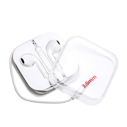 3.5mm earphone wired in-ear for iPhone with mic for iPhone 6, Samsung-universal socket