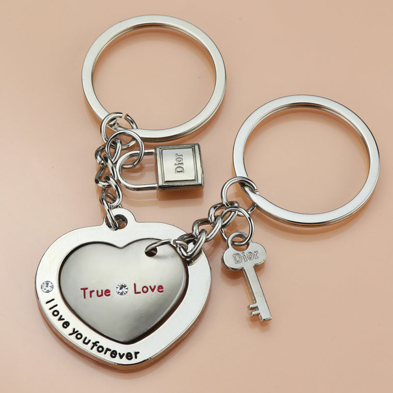 Heart Couple Keychains | 2 Pieces/Set | Love | Boy Friend | Girl Friend Valentine's Day