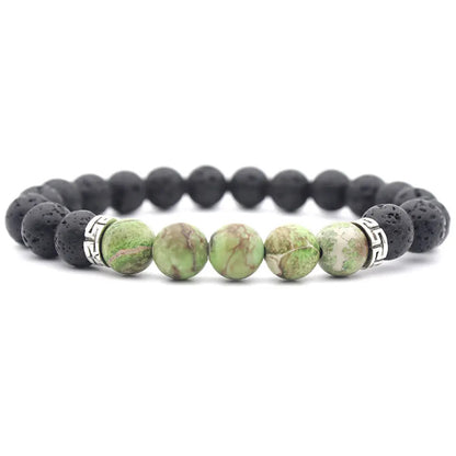 Bracelet | Trendy Jewellery | Lava Stone | Natural Energy Stone | 7” Bangle Charm