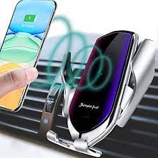 2×1 (Phone Wireless Charger + phone Car Holder) Fast Charging | Smart Sensor